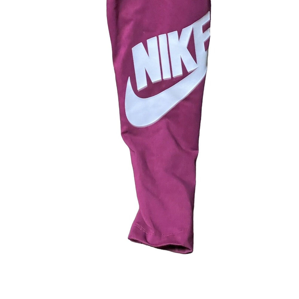 NIKE Womens purple Cotton Leggings‎ Size Extra Small XS - Picture 3 of 7